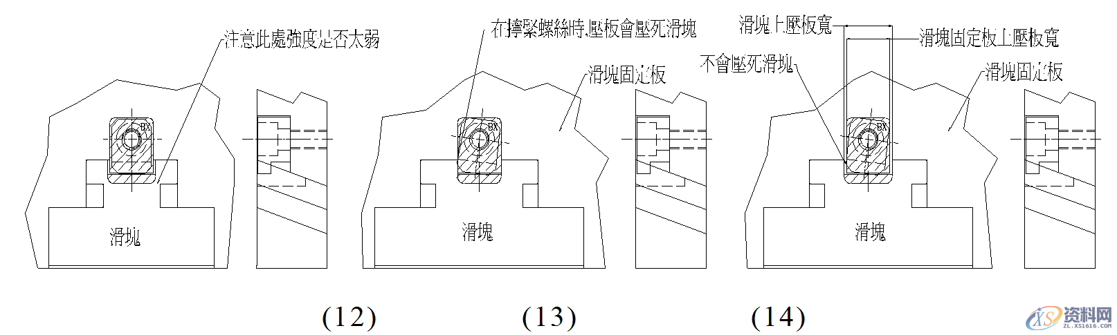 五金模具设计标准规范:“ 滑块通用结构形式”模具滑块的设计标准！ ...,模具设计,模具,第5张