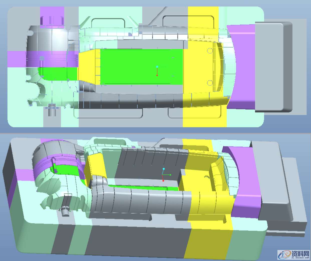 镶件拆分式注塑模具设计：复杂的吸尘器上盖设计,模具设计,注塑,第11张