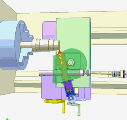 数控机床GIF图，一组相见恨晚的机械动态图1、外球面车削2、车床上仿形设备3、坐标轴4、手动仿形车削5、车床上制作六角头6、车床上制作矩形车床上制作面槽车床上制作面槽车削椭圆装置木螺旋钻,数控机床GIF图，一组相见恨晚的机械动态图,模具设计,制作,第2张