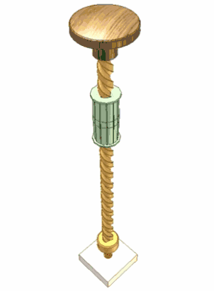 数控机床GIF图，一组相见恨晚的机械动态图1、外球面车削2、车床上仿形设备3、坐标轴4、手动仿形车削5、车床上制作六角头6、车床上制作矩形车床上制作面槽车床上制作面槽车削椭圆装置木螺旋钻,数控机床GIF图，一组相见恨晚的机械动态图,模具设计,制作,第15张