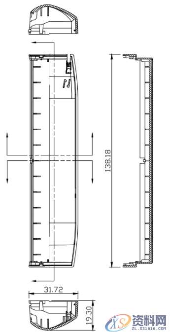 塑胶模具设计之扫描仪底壳设计方法,塑件,设计,分型,模具,方向,第1张