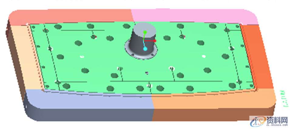 塑胶模具设计:倒装模显示器底座的细水口设计详细流程,水口,模具设计,塑胶,第7张