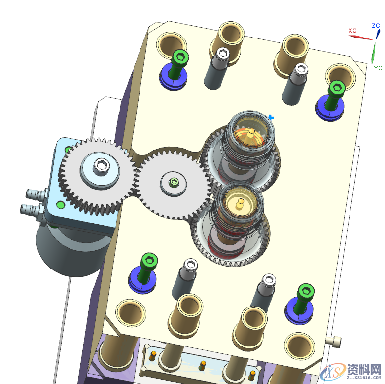 塑料内螺纹抽芯，简易模具设计，直接有效的进行脱模，真是绝了 ...,塑料内螺纹抽芯，简易模具设计，直接有效的进行脱模，真是绝了,齿轮,样式,采用,设计培训,产品,第6张