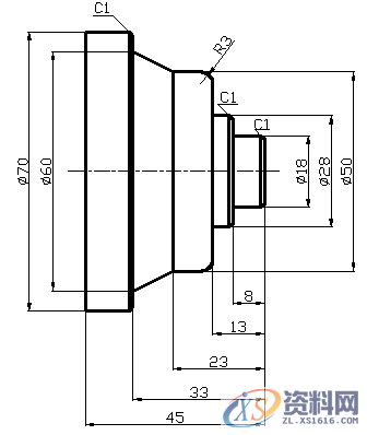 数控加工编程实例，需要的请收藏!,数控加工编程实例，需要的请收藏!,工件,精加工,第5张