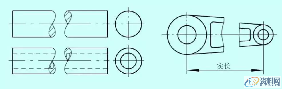 机械制图中的各种简化画法，提高你的绘图水平，进来看看吧 ...,机械制图中的各种简化画法，提高你的绘图水平，进来看看吧,图中,画法,绘图,第12张