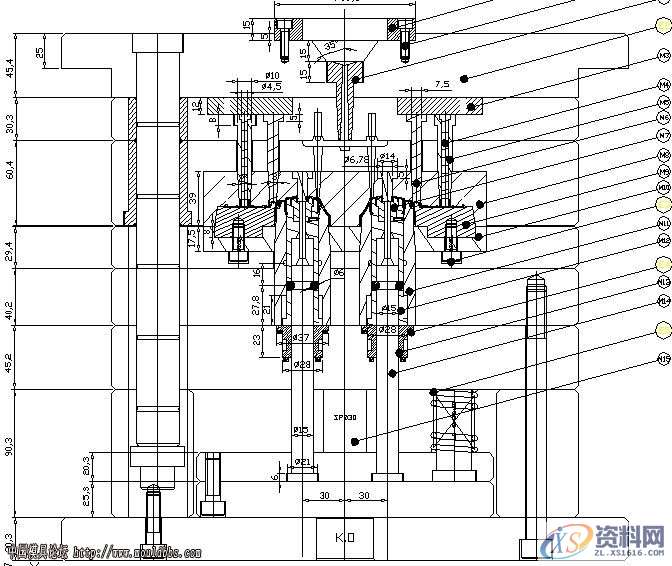 塑胶模具设计:洗发水瓶盖模具结构,洗发水瓶盖模具结构,模具设计,塑胶,模具,第11张