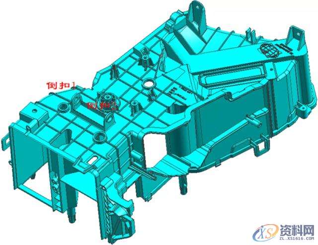 UG汽车模具设计:汽车空调壳体结构解析，建议收藏,模具设计,结构,第6张