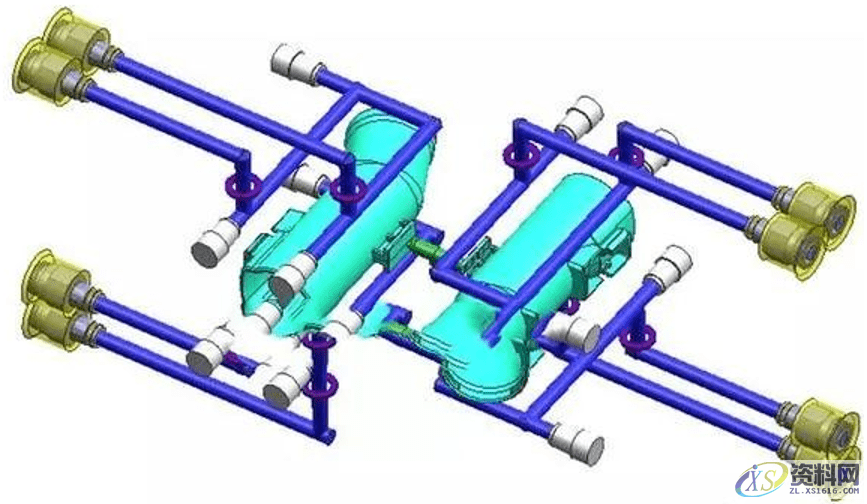 UG汽车模具设计之吸尘器弯管模具设计，,模具设计,第6张