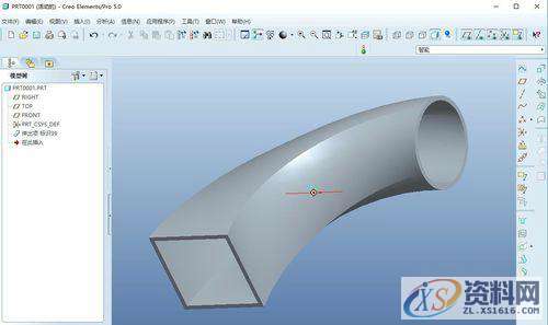 Pro/E产品设计的旋转混合特征怎么使用Pro/E产品设计的旋转混合特征怎么使用,草图,设计培训,绘制,点击,一个,第8张