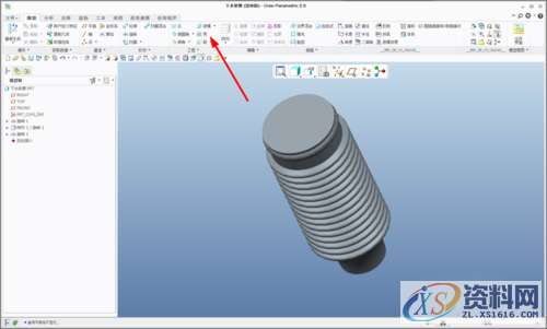 Pro/E产品设计：下水软管设计流程,如图,旋转,阵列,设计培训,第13张