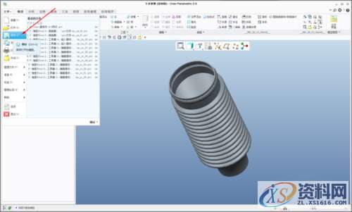 Pro/E产品设计：下水软管设计流程,如图,旋转,阵列,设计培训,第18张