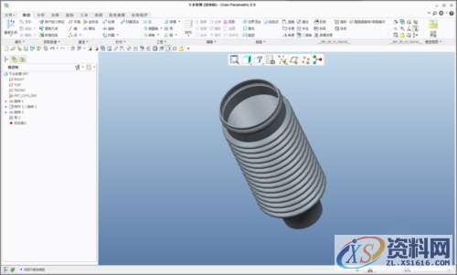 Pro/E产品设计：下水软管设计流程,如图,旋转,阵列,设计培训,第17张