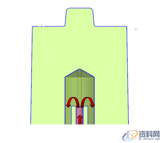 UG模具设计螺纹模的螺纹轴、细长行位的冷却方法,UG模具设计，螺纹模的螺纹轴，或者细长行位的冷却做法,螺纹,模具设计,冷却,第5张