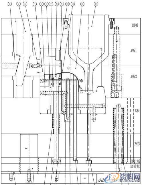 洗发水翻盖注塑模具设计，厂内制造流程，你看了么？（中模）洗发水翻盖注射模具设计1. 序言2. 产品分析3. 模具结构设计要点,洗发水翻盖注塑模具设计，厂内制造流程，你看了么？,模具设计,结构设计,第6张
