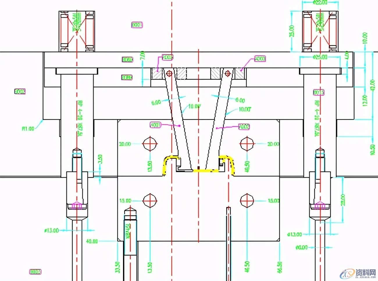 25类滑块经典结构：滑块+滑块、滑块+斜顶、滑块+顶针,25类滑块经典结构：滑块+滑块、滑块+斜顶、滑块+顶针,结构,进行,机构,第26张