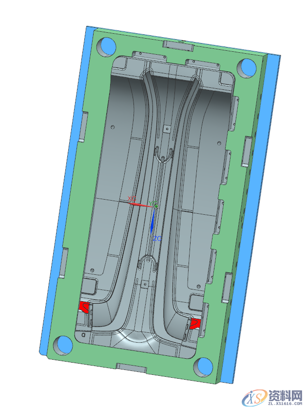 1000MM长的装饰条，冷流道进胶样式，试模后产品尺寸与变形可控 ...,1000MM长的装饰条，冷流道进胶样式，试模后产品尺寸与变形可控,水路,产品,样式,模具设计,第10张