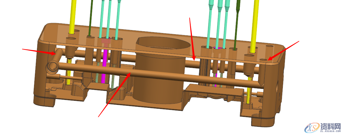 模仁检查注意10个细节，让模具与产品达到最佳的效果,模仁检查注意10个细节，让模具与产品达到最佳的效果,顶针,型腔,排气,第8张