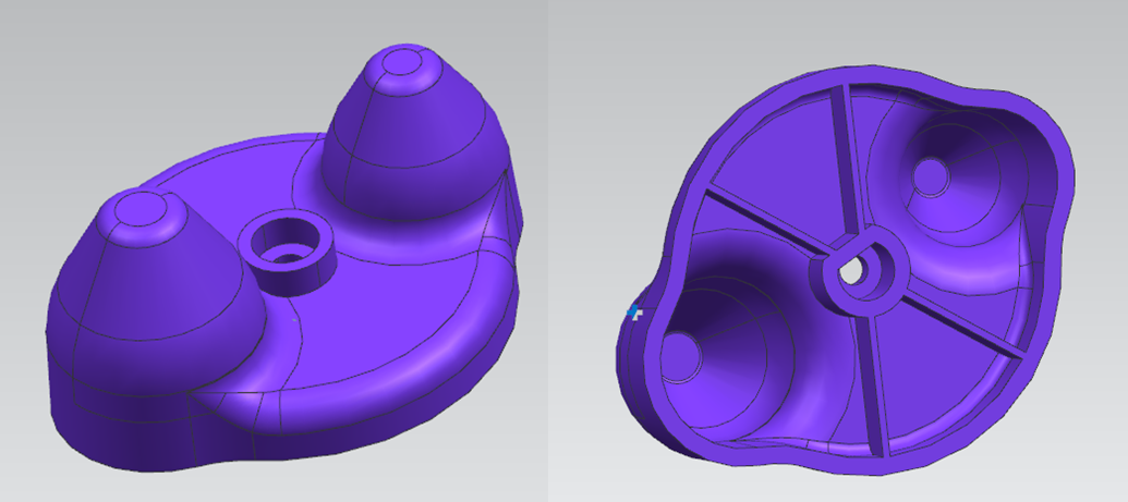 按摩头产品模具设计，正面拆装模样式！,按摩头产品模具设计，正面拆装模样式！,模具设计,产品,设计,模具,技术,塑胶,工艺,第1张