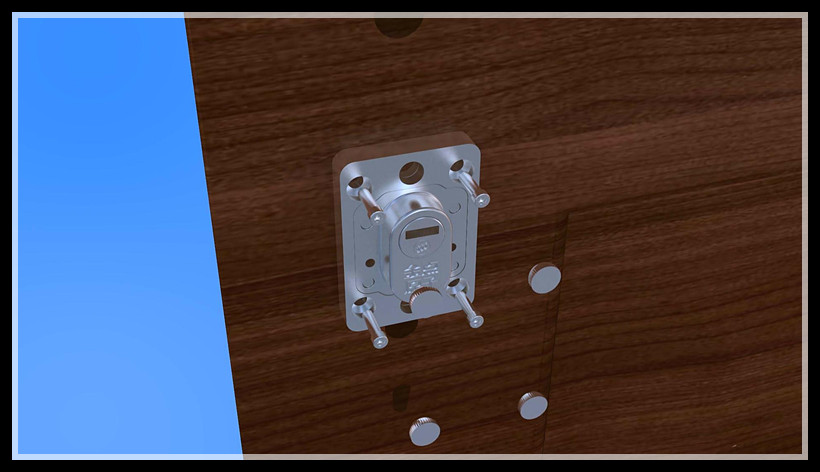 金点原子锁芯防护盖3D图解(图文教程),金点原子锁芯防护盖3D图解,图文,第13张