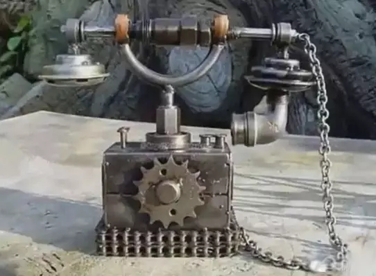 废旧机械零部件，玩好了就是工艺品，有些还很恐怖！(图文教程) ...,废旧机械零部件，玩好了就是工艺品，有些还很恐怖！,工艺,第6张