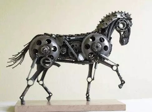 废旧机械零部件，玩好了就是工艺品，有些还很恐怖！(图文教程) ...,废旧机械零部件，玩好了就是工艺品，有些还很恐怖！,工艺,第17张