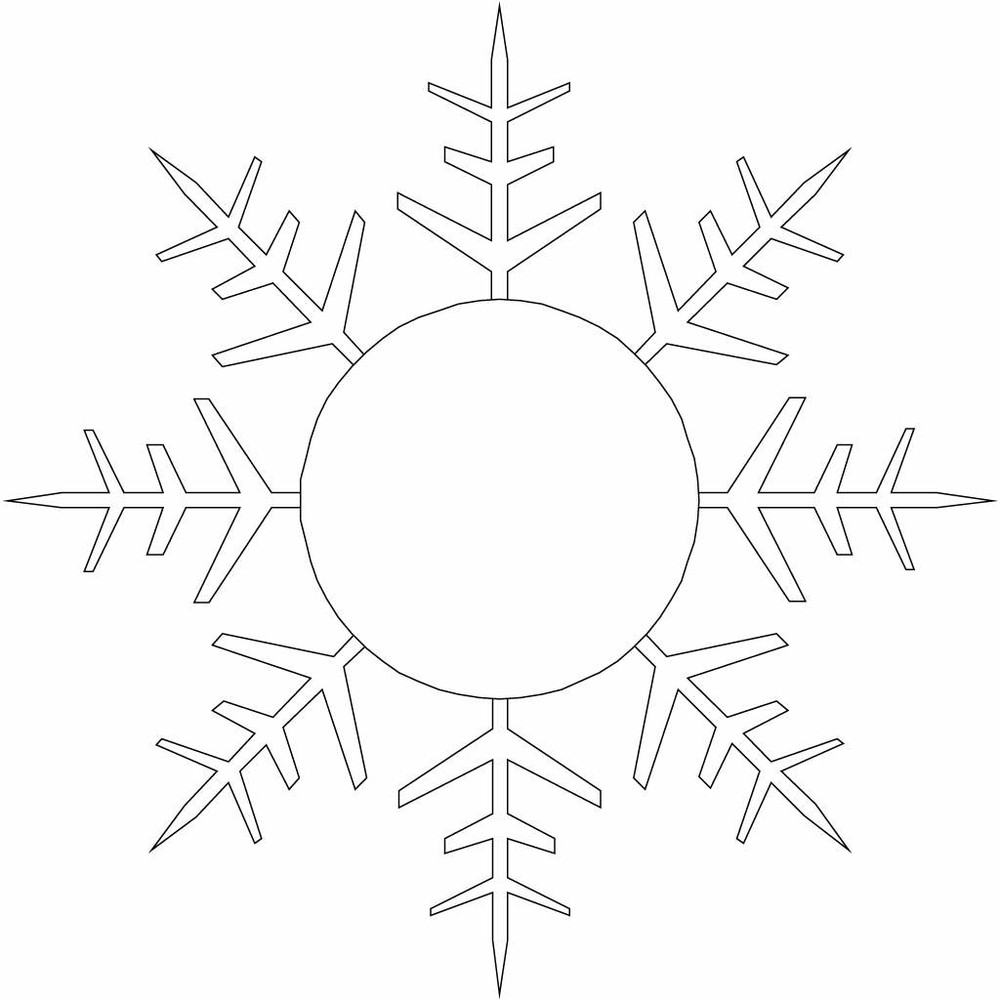 圣诞雪花简笔画图片(图文教程),圣诞雪花简笔画图片,画图,第9张