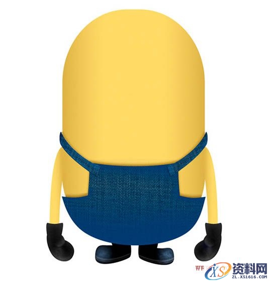 PS结合AI绘制精致的3D小黄人教程(图文教程),PS结合AI绘制精致的3D小黄人教程,绘制,第41张