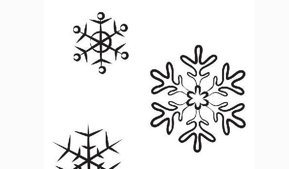 圣诞雪花简笔画图片(图文教程),圣诞雪花简笔画图片,画图,第7张