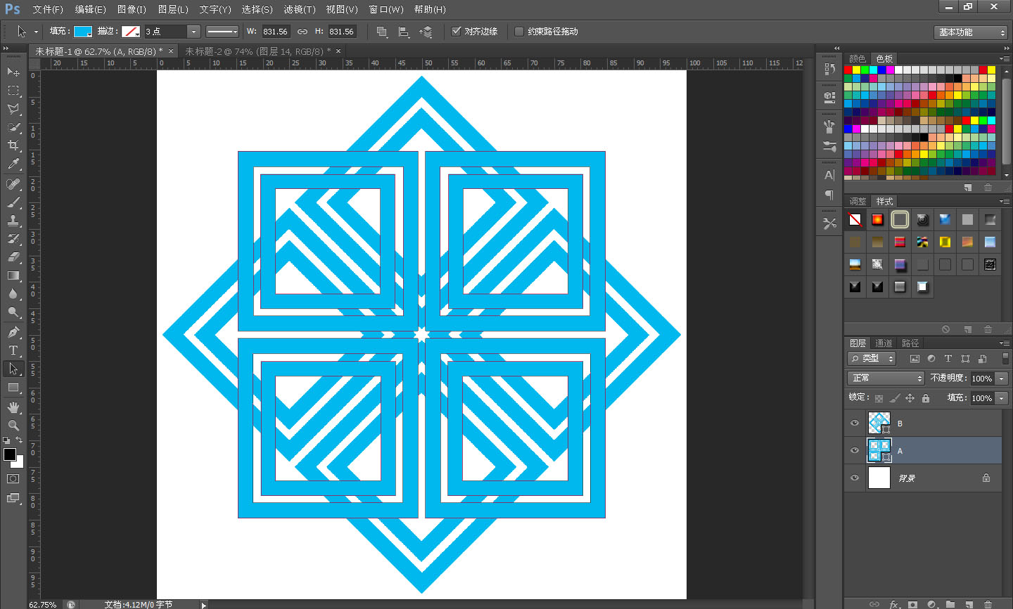 PS新手教程！手把手教你绘制传统的精美编织图案(图文教程),tb201501308,要求,选择,这个,第14张