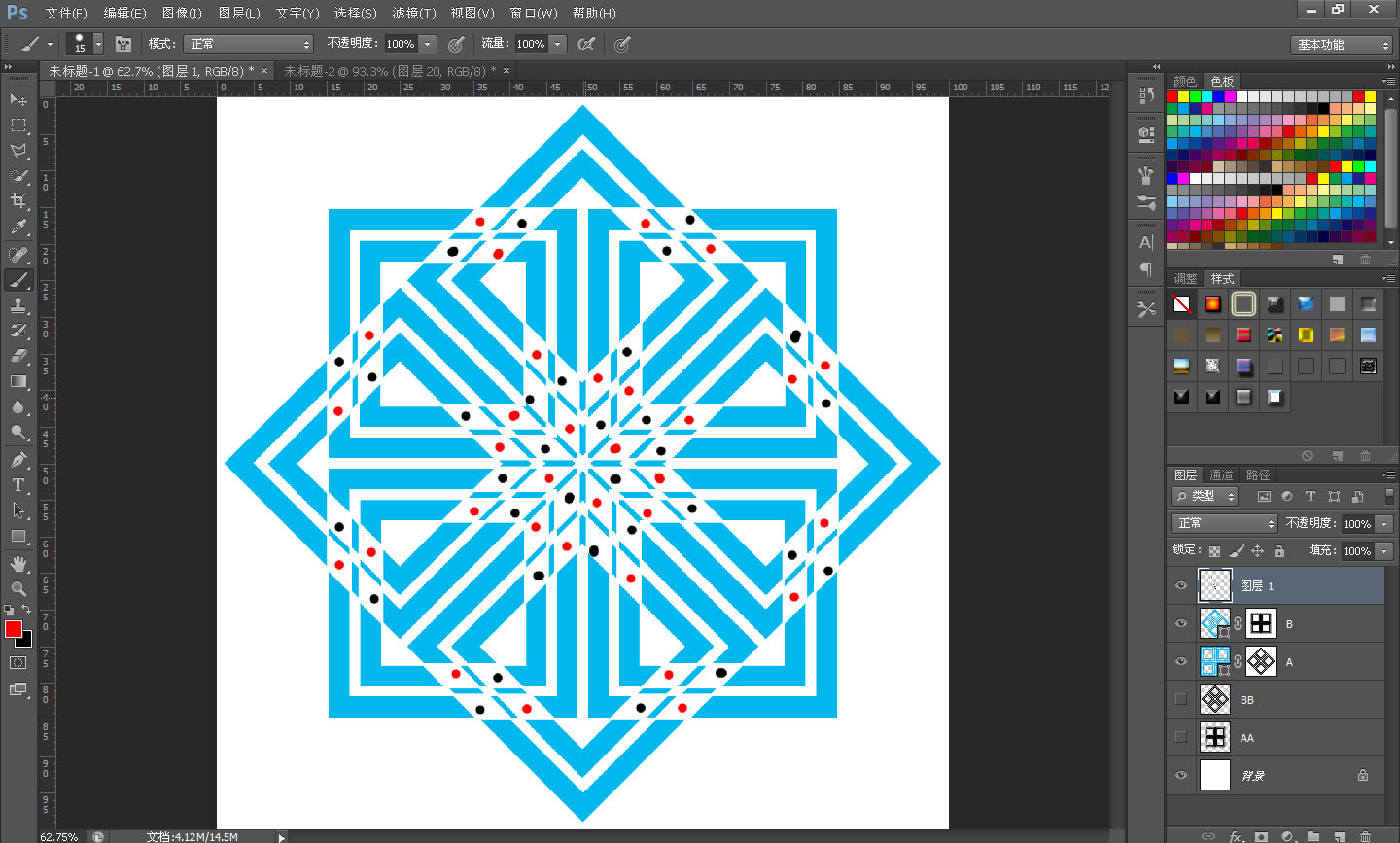 PS新手教程！手把手教你绘制传统的精美编织图案(图文教程),tb201501304,要求,选择,这个,第18张