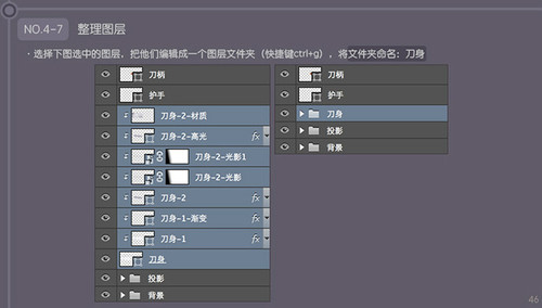 PS进阶教程！30分钟拟物图标速成记之直刀篇(图文教程),PS进阶教程！30分钟拟物图标速成记之直刀篇,设计,结构,文件,第45张