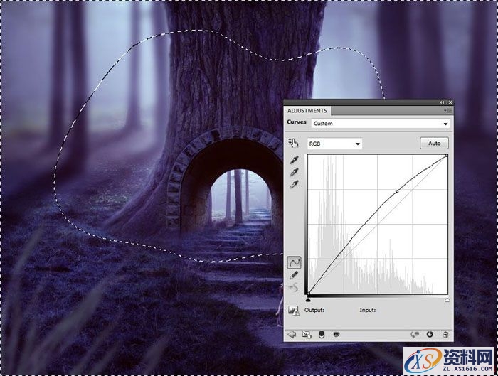 PS合成小孩走入奇幻森林场景教程(图文教程),PS合成小孩走入奇幻森林场景教程,设计,一般,选择,第66张