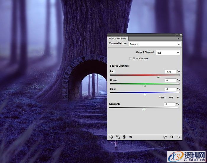 PS合成小孩走入奇幻森林场景教程(图文教程),PS合成小孩走入奇幻森林场景教程,设计,一般,选择,第64张