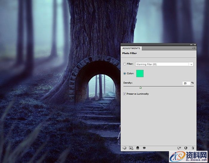 PS合成小孩走入奇幻森林场景教程(图文教程),PS合成小孩走入奇幻森林场景教程,设计,一般,选择,第68张