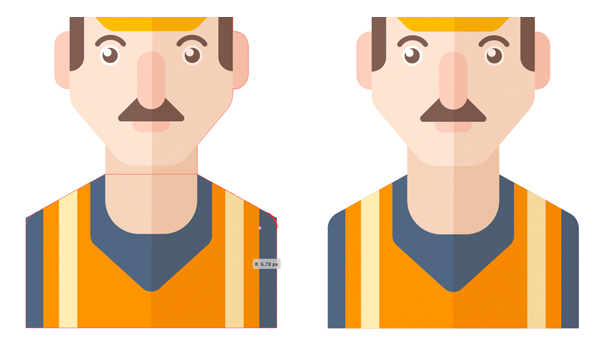 教你绘制扁平化风格的卡通人物肖像(图文教程),de025693406132f87574be66fd01.jpg,设计,用于,选择,第24张