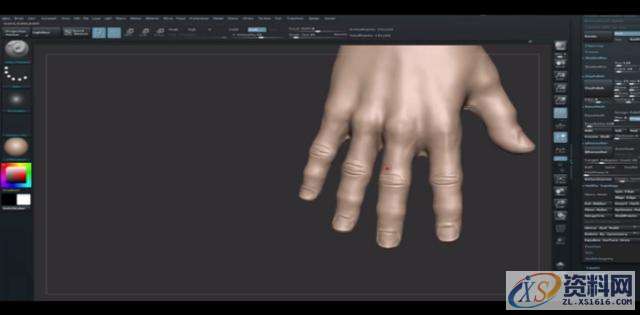 你是细节控吗？关于ZBrush手部雕刻这些细节你都了解吗？,选择,这个,用于,第3张