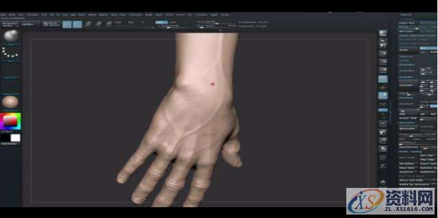 你是细节控吗？关于ZBrush手部雕刻这些细节你都了解吗？,选择,这个,用于,第4张