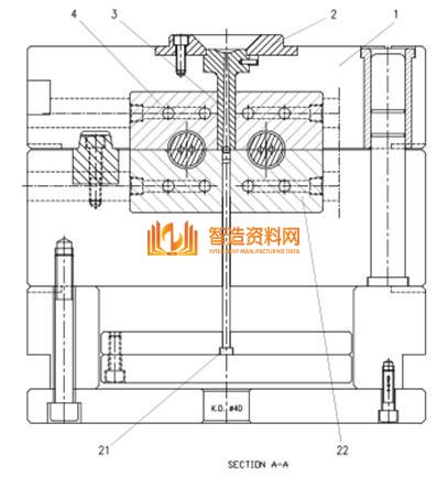 液压抽芯注塑模设计：医用吸管注塑要点分析,塑件,模具,模架,油缸,第4张