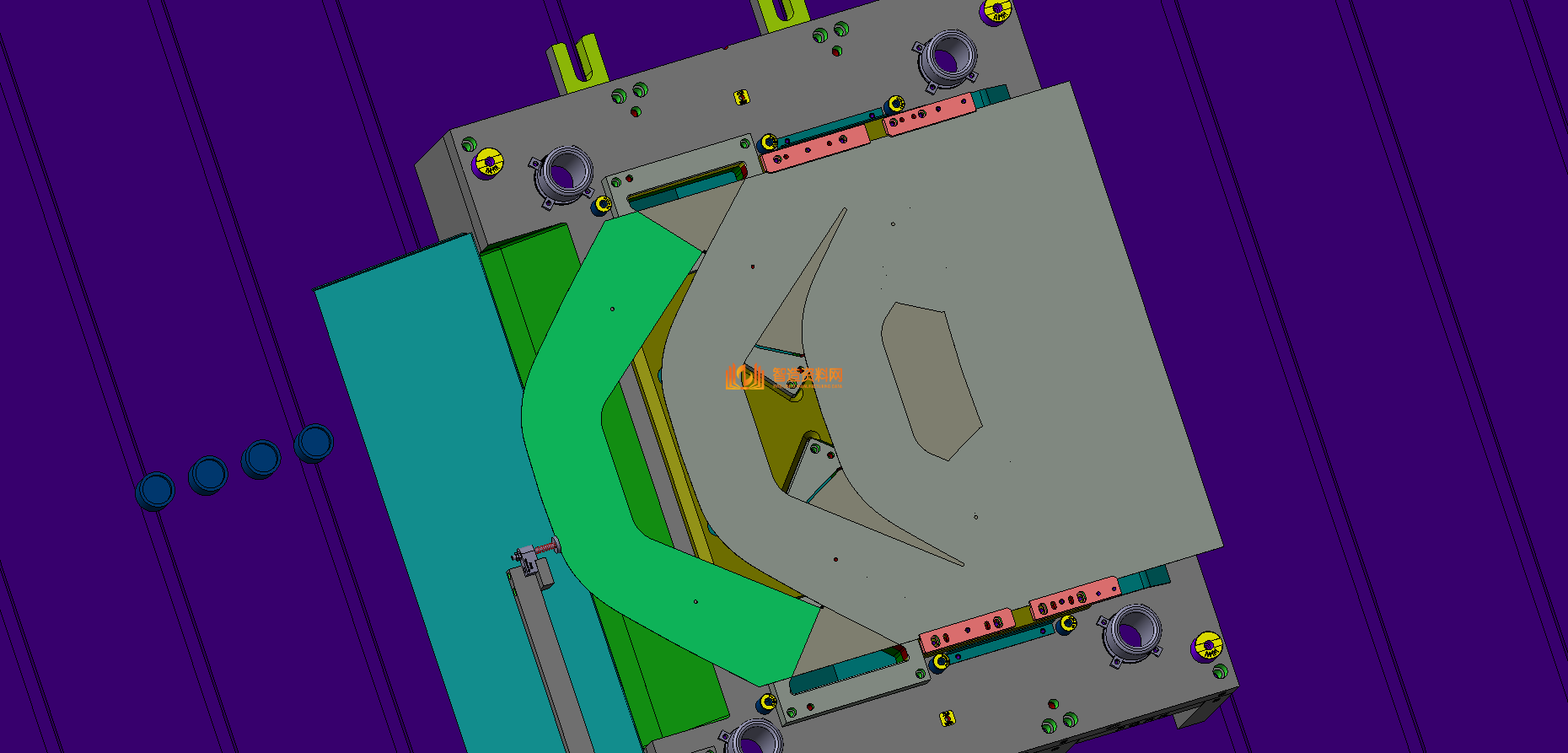 VISI五金汽车模具结构图纸0020,模具,结构,NeadPay,第1张