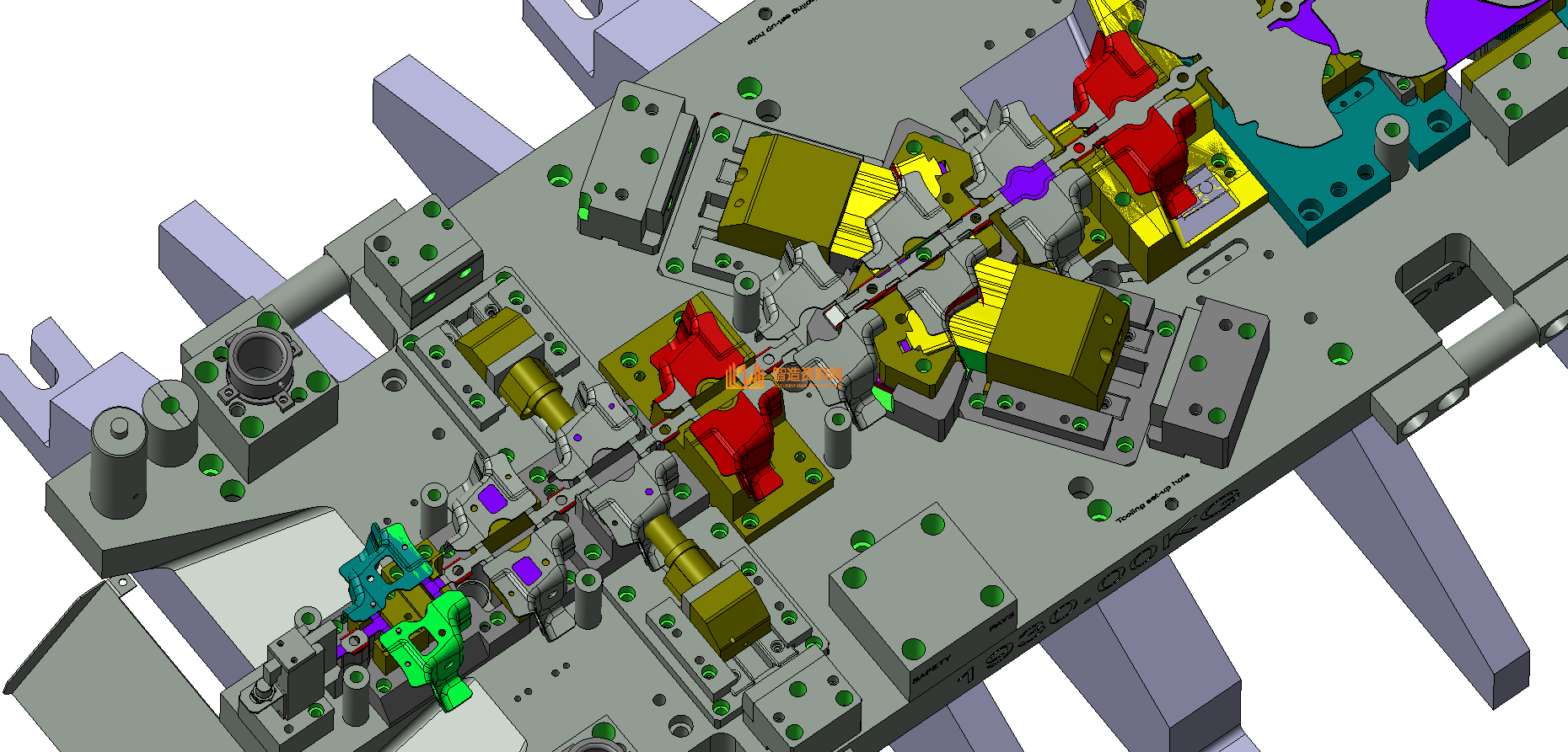 VISI五金汽车模具结构图纸0029,模具,结构,NeadPay,第1张