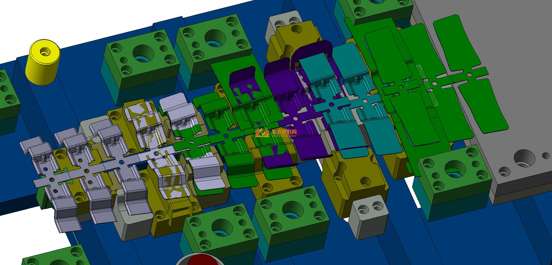 VISI五金汽车模具结构图纸0034,模具,结构,NeadPay,第1张