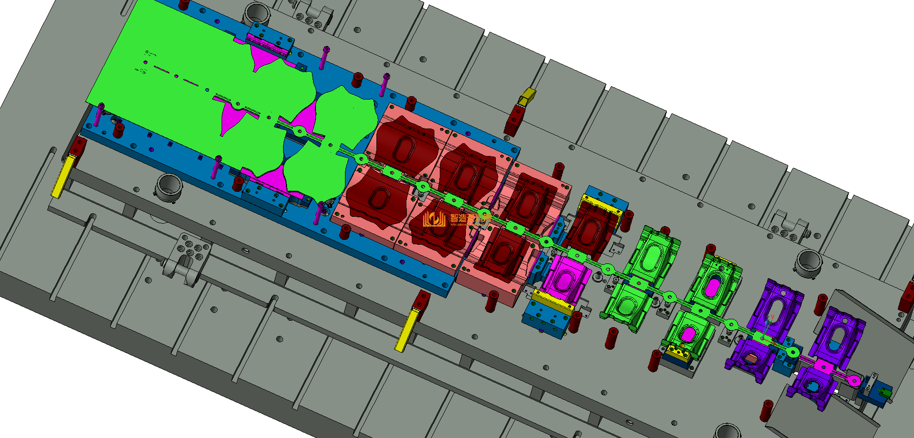 VISI五金汽车模具结构图纸0053,模具,结构,NeadPay,第1张