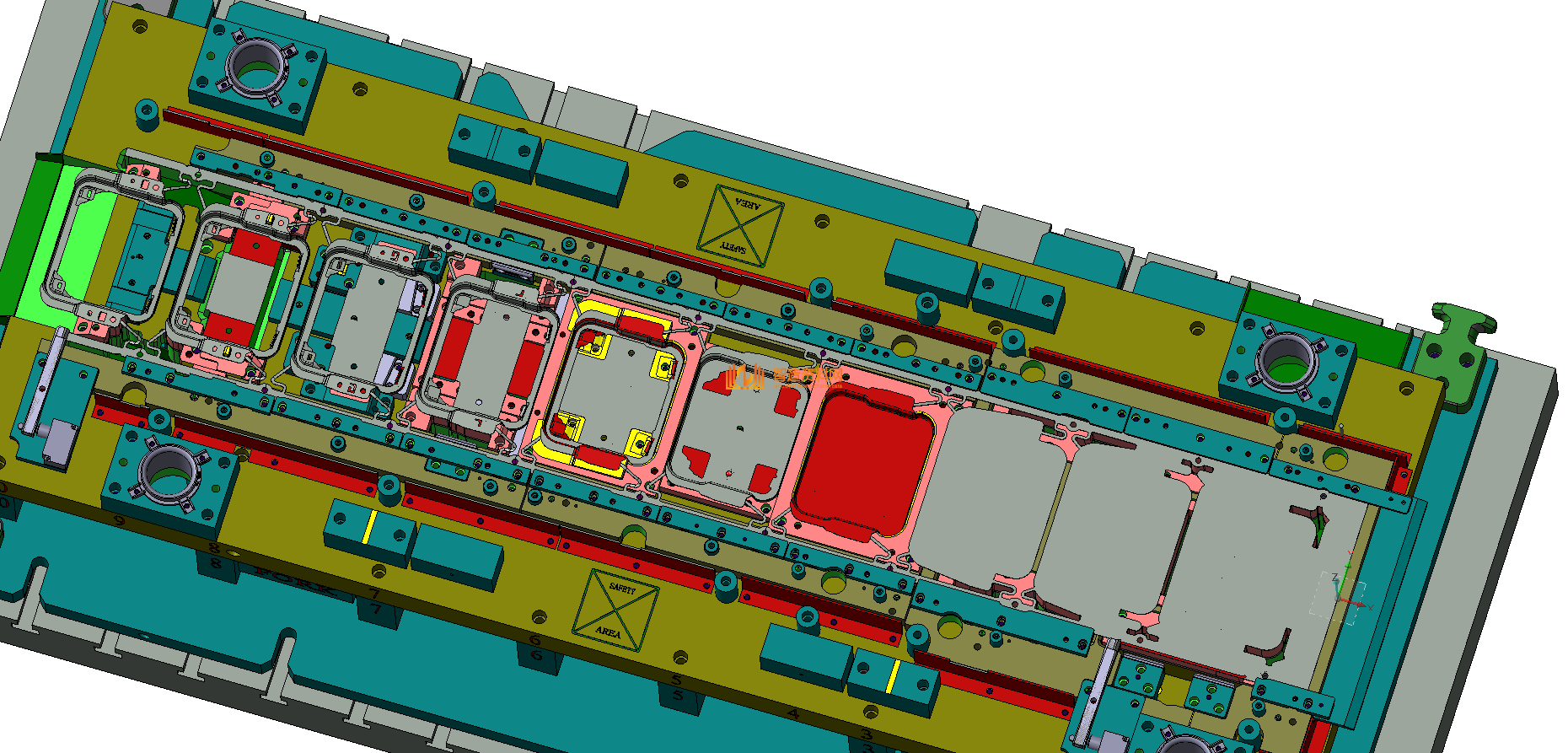 VISI五金汽车模具结构图纸0078,模具,结构,NeadPay,第1张