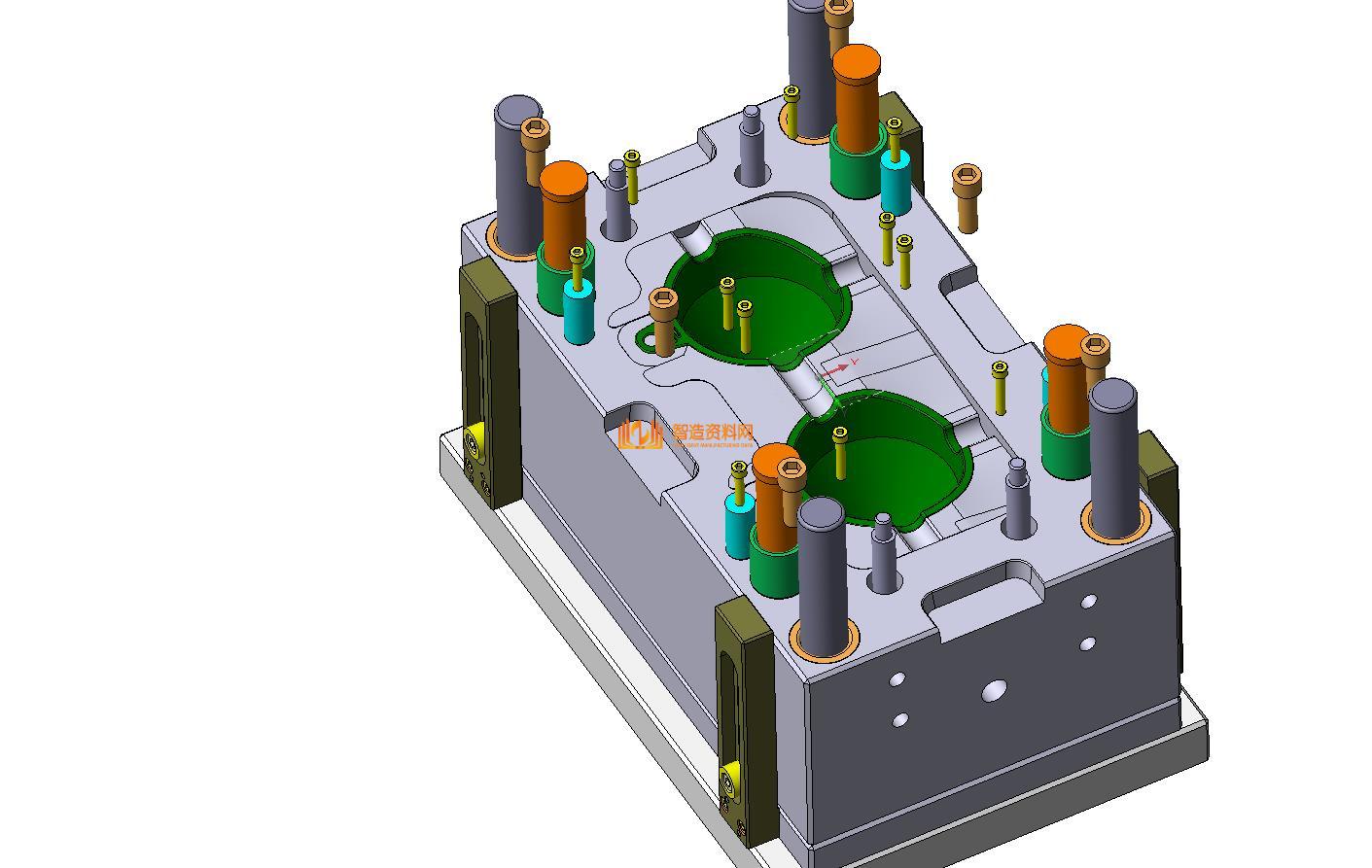 塑胶模具设计结构图纸0103,设计,NeadPay,模具,第2张