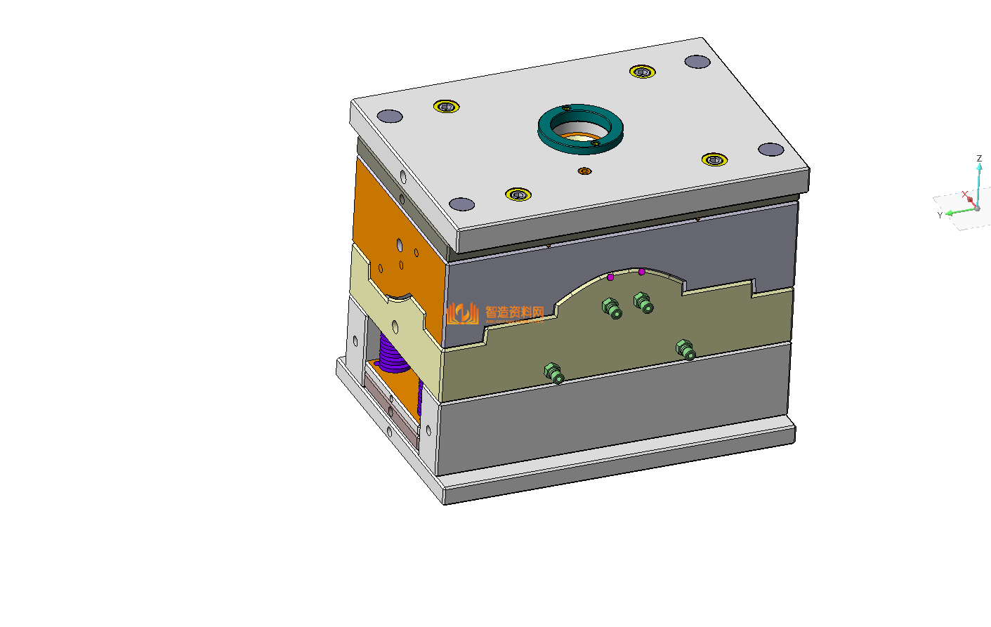 塑胶模具设计结构图纸0117,设计,NeadPay,模具,第1张