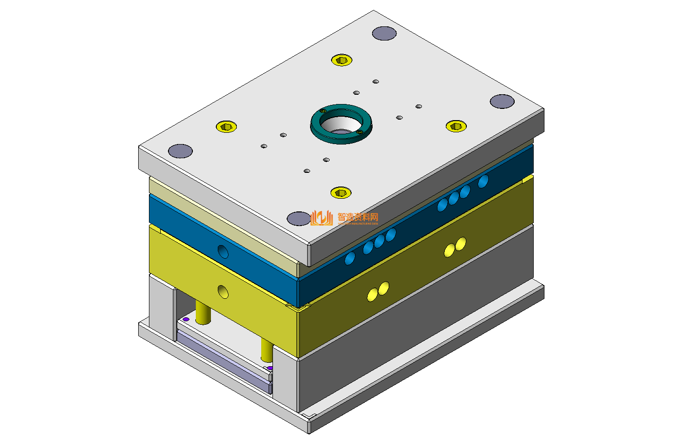 塑胶模具设计结构图纸0152,NeadPay,设计,模具,第1张