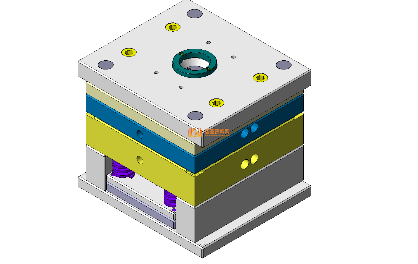 塑胶模具设计结构图纸0180,NeadPay,设计,模具,第1张