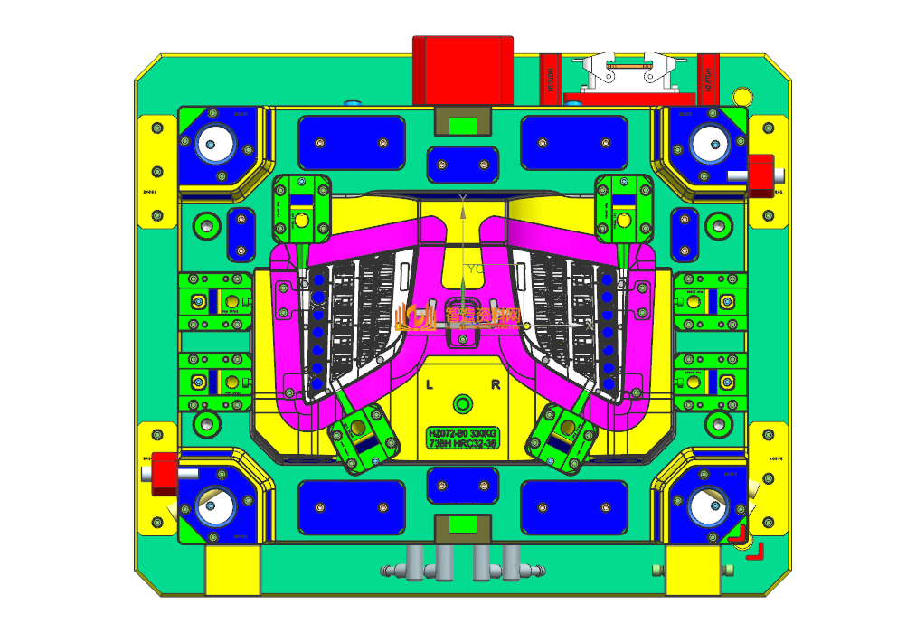塑胶汽车模具设计结构图纸0002,NeadPay,设计,模具,第1张