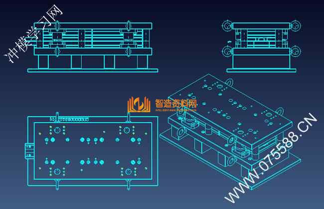 五金冲压模具结构图纸0001,NeadPay,模具,结构,第4张