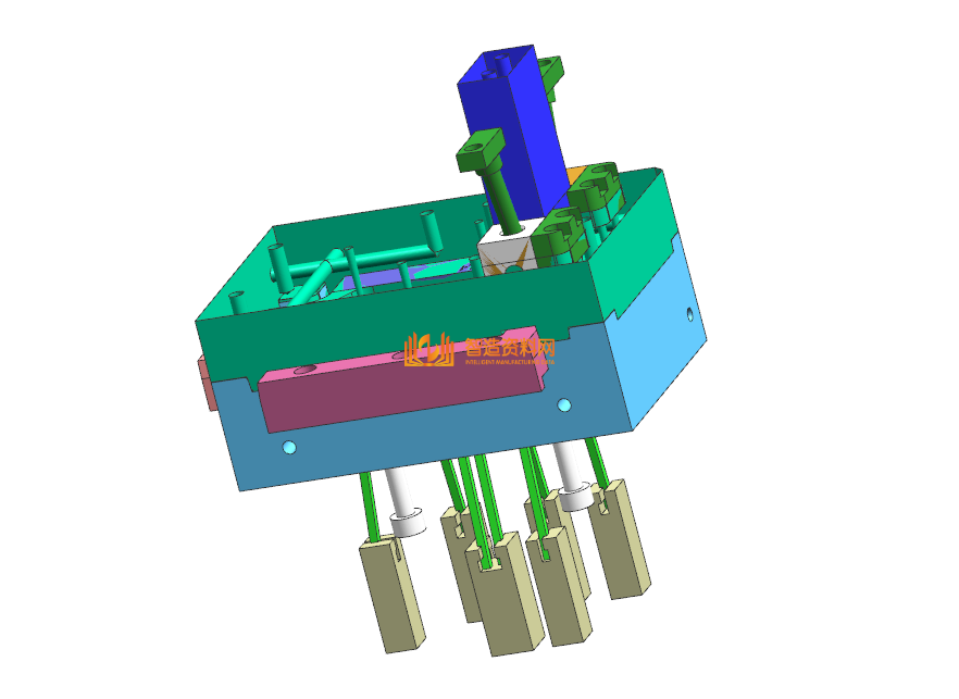 塑胶模具分模图纸0051,NeadPay,模具,图纸,第2张